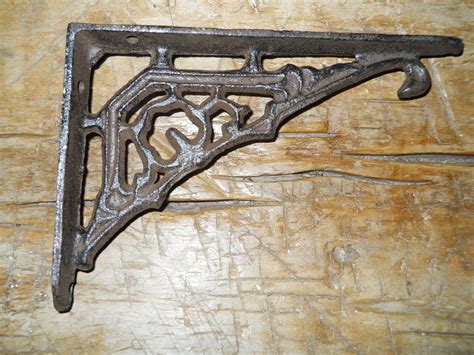 Cast Iron Antique Style Art Deco Brackets Garden Braces Etsy