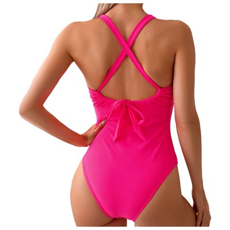 Sopiago Swimsuits One Piece Tummy Control Swimsuit For Women Sexy V