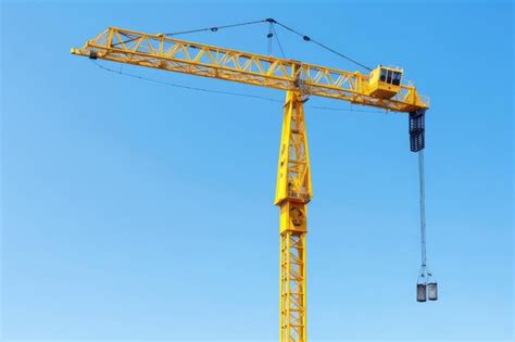 Premium Photo Lifting Crane Heavy Equipment Professional Photography