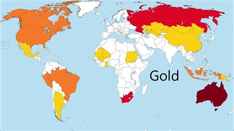 World Map Of Energy And Mineral Resources Youtube