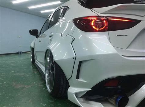 Mazda3 Gets Awesome Widebody Kit In Taiwan Autoevolution