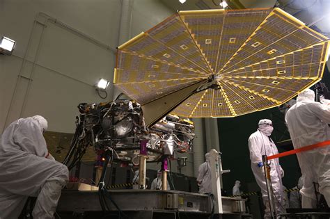 Insight Lander Solar Array Test Nasa Mars Exploration