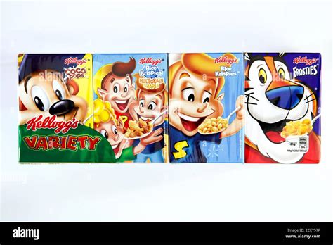 Kelloggs Cereal Variety Pack Stock Photo Alamy