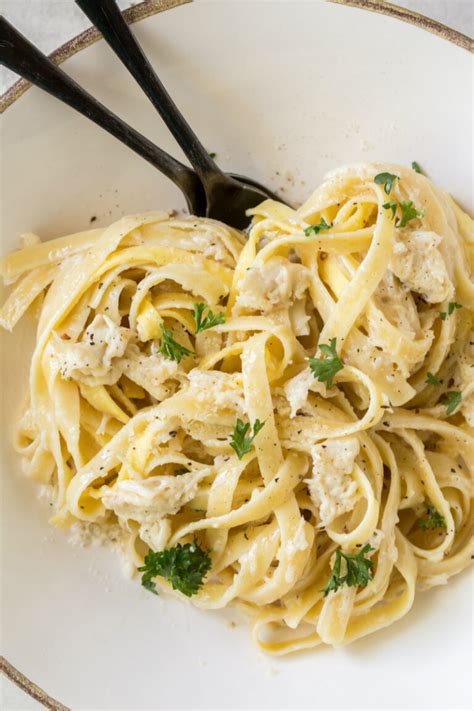 Crab Fettuccine - Recipe Girl