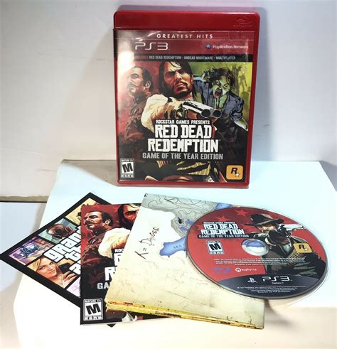 Red Dead Redemption Game Of The Year Edition Ps3 Complete Sony Playstation 3 Values Mavin