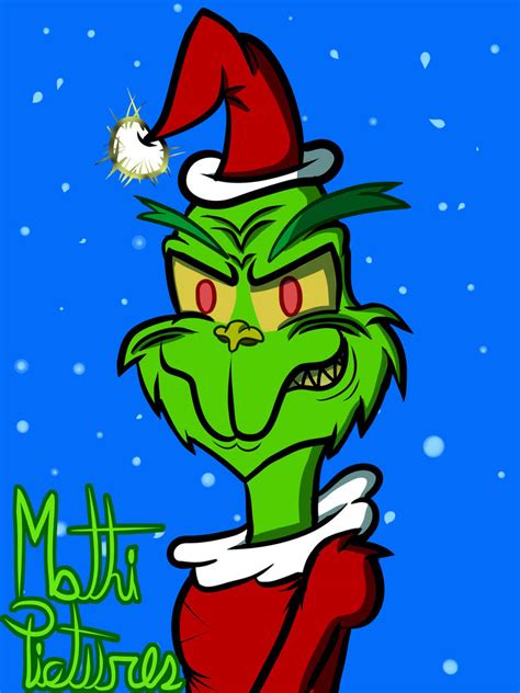 The Grinch Fan Art By Mathi Cartoon On Deviantart