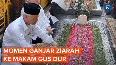 Giat Kampanye Di Jombang Ganjar Ziarah Ke Makam Gus Dur YouTube