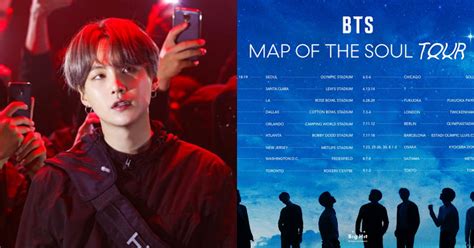 Bts Announce The Dates And Locations For Their Map Of The Soul World Tour