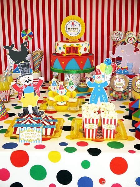 Circus Carnival Birthday Party Printables Supplies And Decorations