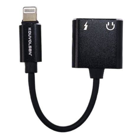 Adaptador De Lightning Macho A Lightning Y Mm Hembra Guatemala