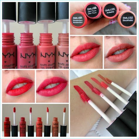 Nyx Soft Matte Lip Cream Amsterdam San Paulo Antwerp Stockholm