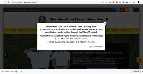 Yes The Zimsec Results Portal Is Currently Down Techzim