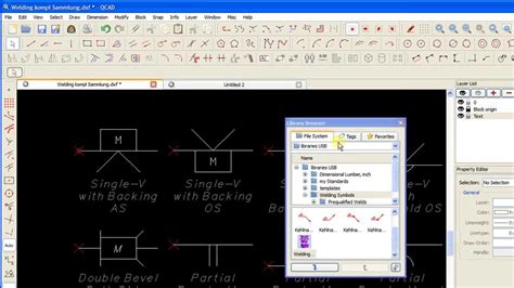 Qcad Tutorial Q E Create A Library Item Youtube