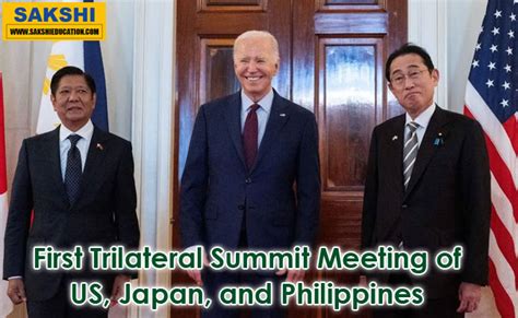 First Trilateral Summit Meeting Of Us Japan And Philippines Sakshi