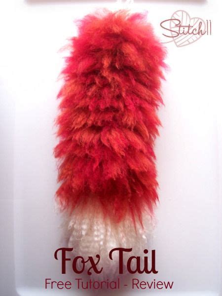 Fox Tail Free Tutorial Review Panda Costume Diy Crochet Fox