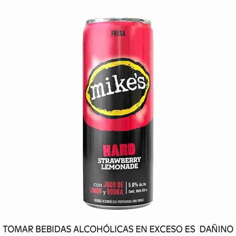 Vodka Mikes Strawberry Lata 350ml Social Drinks