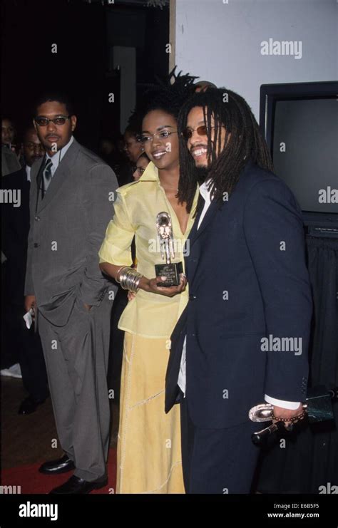 LAURYN HILL with Rohan Marley.The 13th Soul Train Awards at Shrine ...