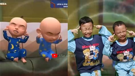 Tiru Aksi Upin Ipin Upin Ipin Mencari Ide Episode Baru Basikal