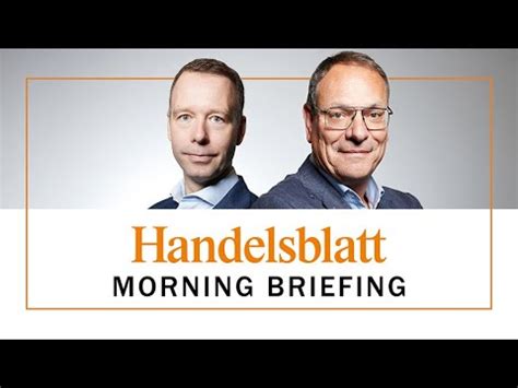 Morning Briefing Vom 23 11 2020 Handelsblatt Morning Briefing YouTube