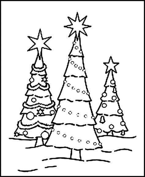 Christmas Trees Coloring Page Download Print Or Color Online For Free