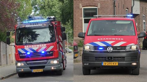 Bullhorn Brand In Een Elektrakast In Riddderkerk Brandweer Met