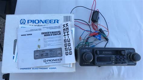 Pioneer Keh 2929 Amfm Cassette Super Tuner Shaft Style Car Stereo In