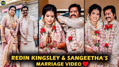 Full Video Redin Kingsley மனைவி Sangeetha கழுத்துல தாலி கட்டும்போது