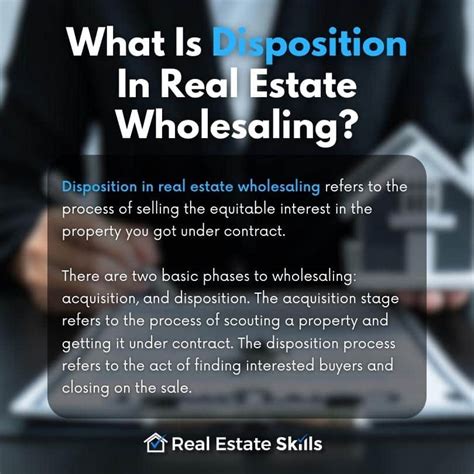 Disposition In Real Estate Definition Step By Step Guide