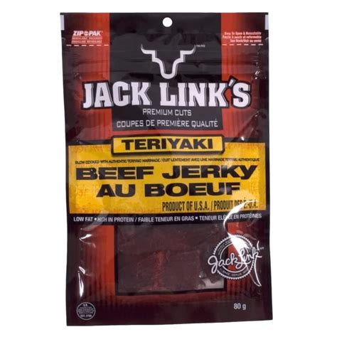 Jack Links Teriyaki Beef Jerky 80 G Home Hardware