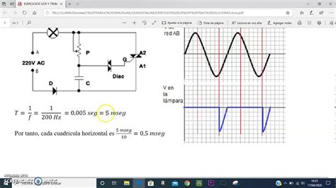 Ejercicios Scr Diac Y Triac Soluciones Youtube