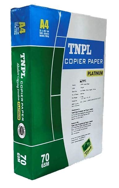 Green Way Tnpl Copier Paper A4 70 Gsm 3 Ream 500 Sheets