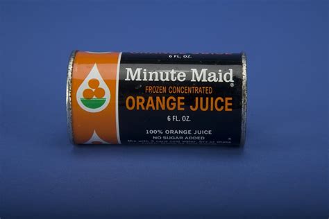 Minute Maid Concentrated Orange Juice Can National Museum Of American History