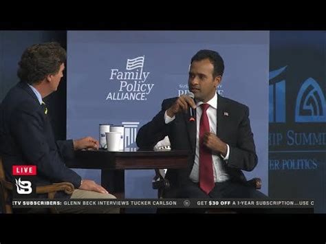 Vivek Ramaswamy Speaks with Tucker Carlson at the 2023 Family ...