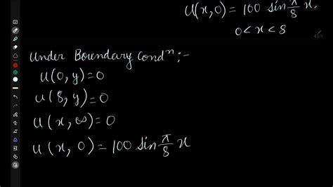 Laplace Equation In Two Dimension Numerical L 13 Solution Of Laplace Equation Youtube