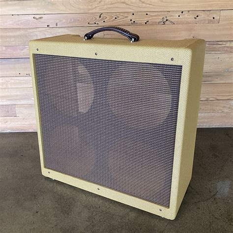 Mojotone X Fender Licensed Tweed Bassman Combo Cabinet W Reverb