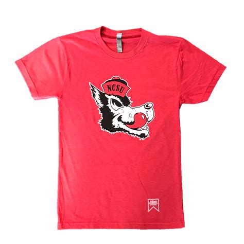 Nc State Wolfpack Red Triblend Slobbering Wolf T Shirt Wolf T Shirt