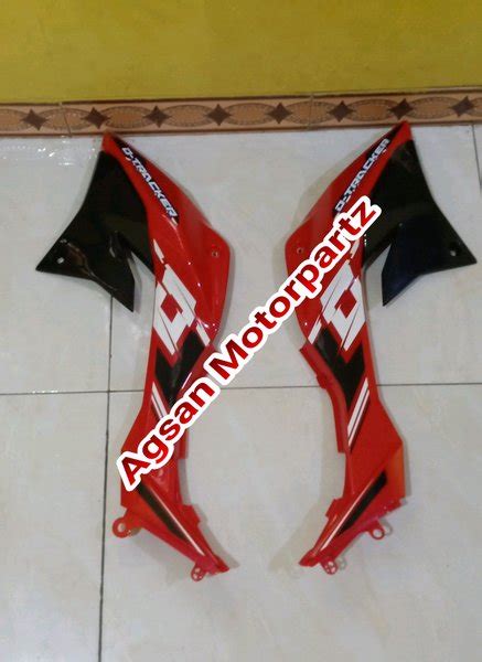 Jual Cover Tangki Atau Sayap Tangki Klx 150 Dtracker New Merah Original