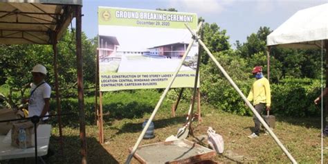 CMU Groundbreaking Ceremony For The Construction Of Two Story