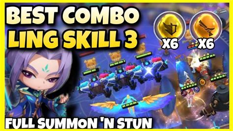 Magic Chess Ling Skill Best Combo Sinergi Full Summon And Stun