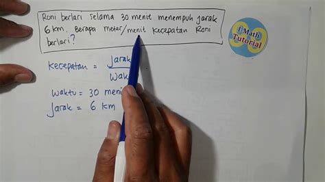 Tutorial Cara Mudah Menghitung Jarak Tempuh Yang Diketahui Kecepatan Images