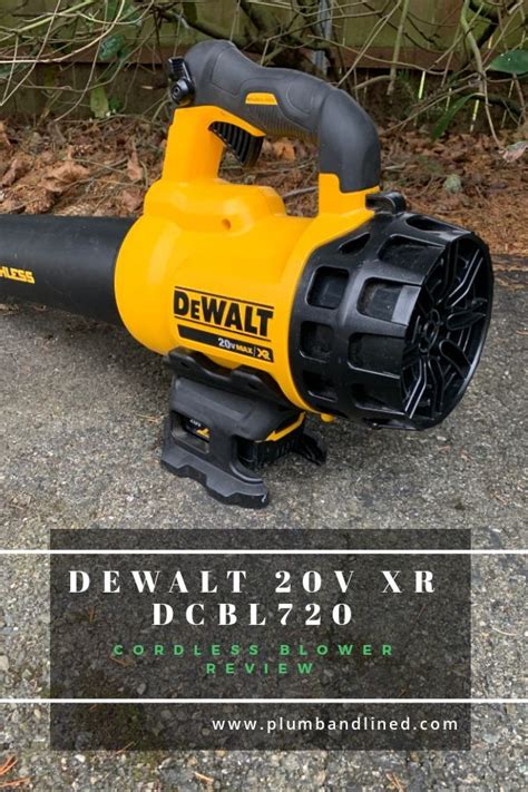 Dewalt 20v Max Xr Cordless Blower Review Dcbl720p1 Dewalt Blowers