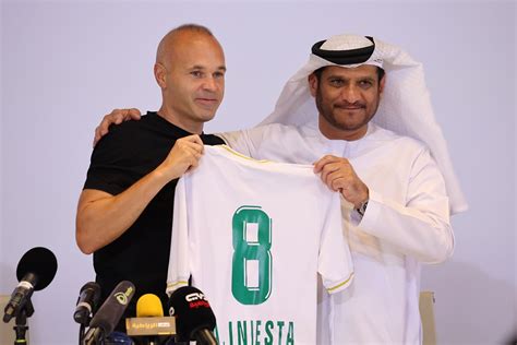 Andr S Iniesta Ficha Por El Emirates Fc El Metropolitano Digital