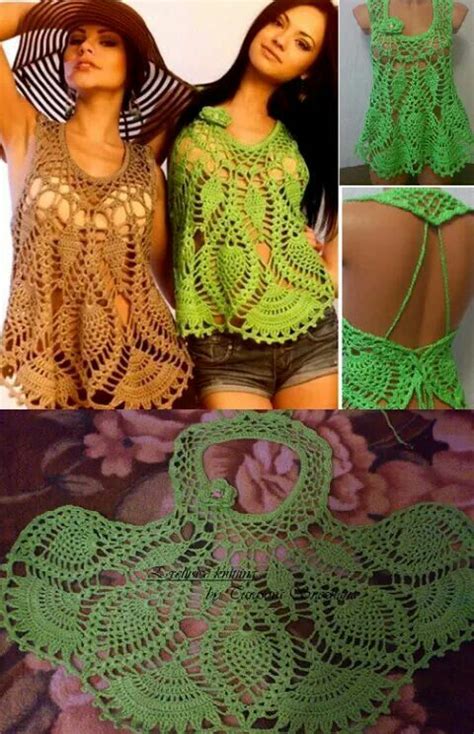 Pin Di Valeria Lima Su Crochet Ropa Maglia All Uncinetto Abiti All