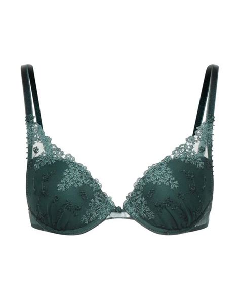 Passionata Tulle Bra In Dark Green Green Lyst