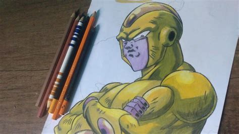 Desenhando O Freeza How To Draw Golden Freeza Frezza Dourado Desenho