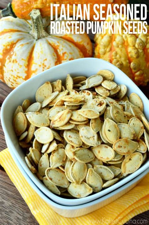 Italian Seasoned Roasted Pumpkin Seeds