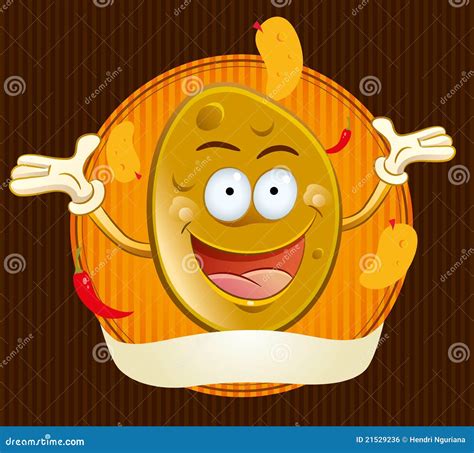 Potato Chips Mascot Stock Vector Illustration Of Icon 21529236