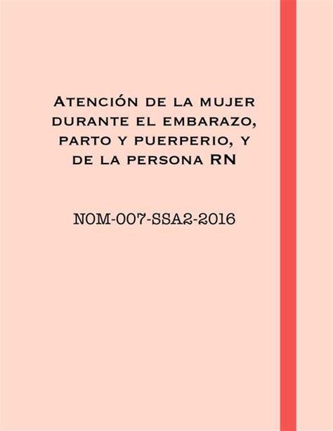 Atenci N De La Mujer Durante El Embarazo Parto Y Puerperio Y De La