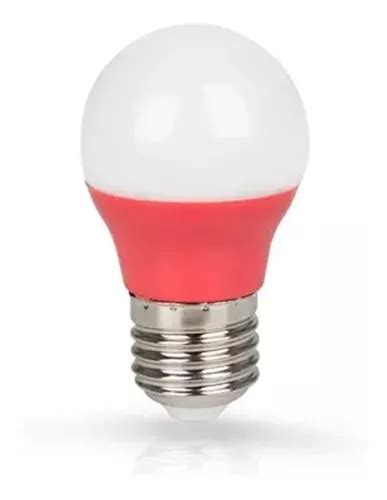 Lampada Led Bolinha W Bivolt Vermelha Ourolux Mercadolivre