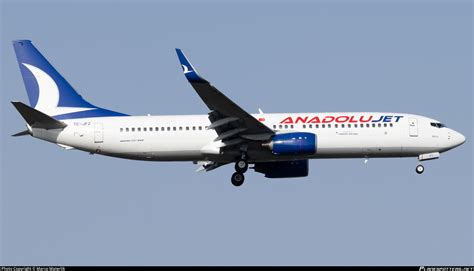 TC JFZ AnadoluJet Boeing 737 8F2 WL Photo By Marco Materlik ID